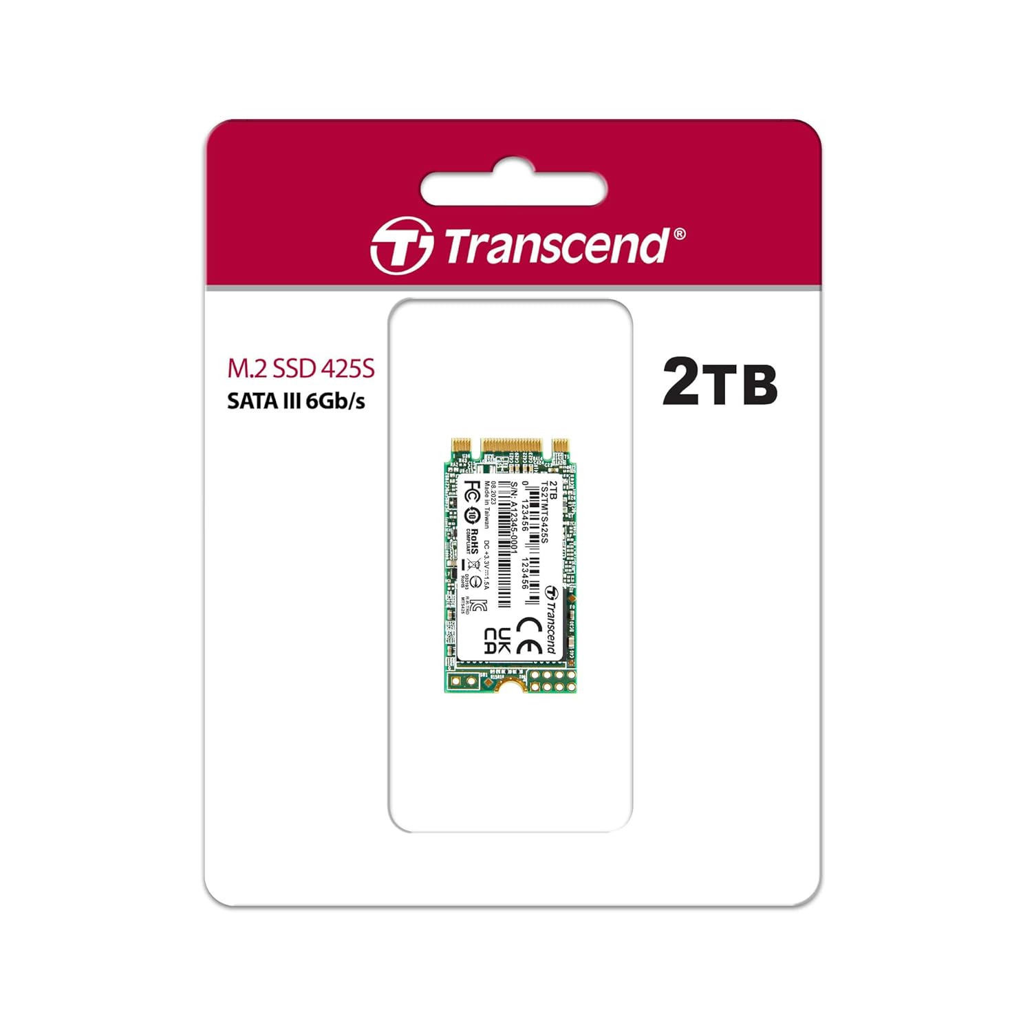 Transcend 425S M.2 2242 SATA III 6Gb/s SSD | 3D NAND flash, Up to 550MB/s Read Speed | 250GB, 500GB, 1TB, 2TB Transcend 425S M.2 2242 SATA III 6Gb/s SSD | 3D NAND flash, Up to 550MB/s Read Speed | 250GB, 500GB, 1TB, 2TB